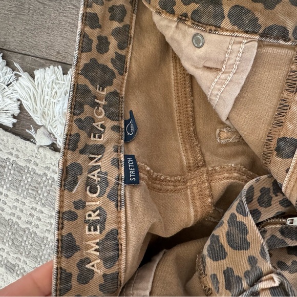 American Eagle Outfitters Leopard Print Jeans - Picture 2 of 5